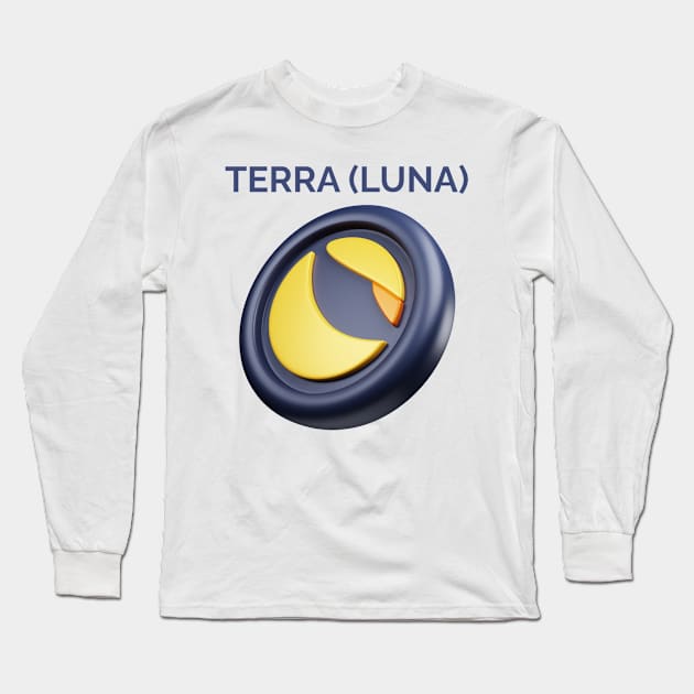 TERRA (LUNA) cryptocurrency Long Sleeve T-Shirt by YousifAzeez